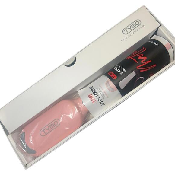 TYMO ROVY COMPACT Wave Curling Iron & Hair Crimper 1 inch Pink New Open Box - Picture 2 of 3